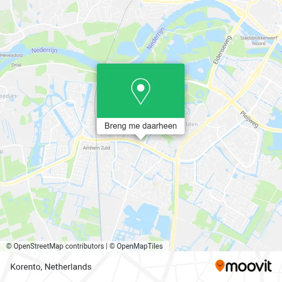 Korento kaart