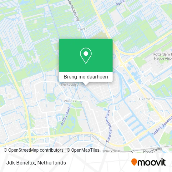 Jdk Benelux kaart