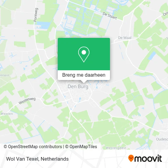 Wol Van Texel kaart