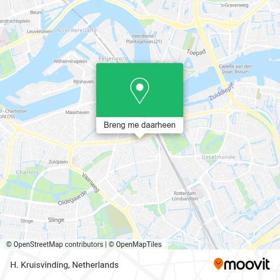 H. Kruisvinding kaart