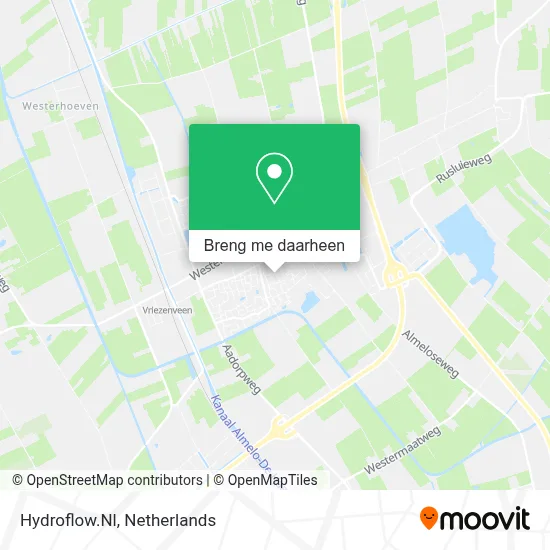 Hydroflow.Nl kaart