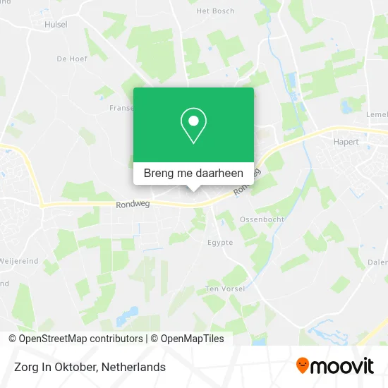 Zorg In Oktober kaart