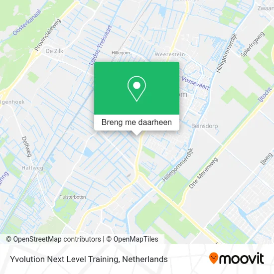 Yvolution Next Level Training kaart