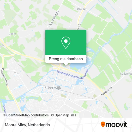 Moore Mkw kaart