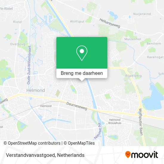 Verstandvanvastgoed kaart