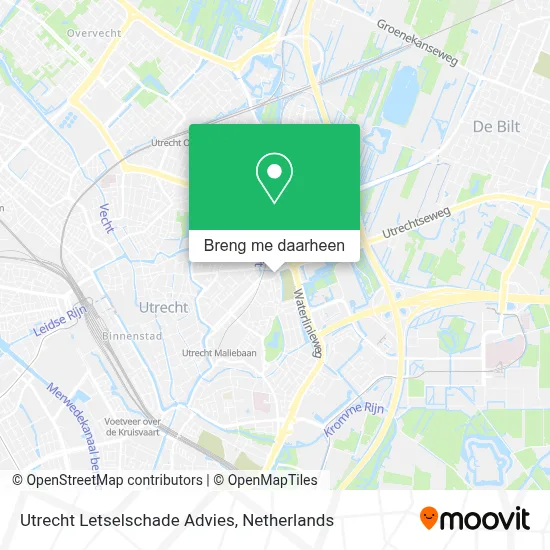 Utrecht Letselschade Advies kaart