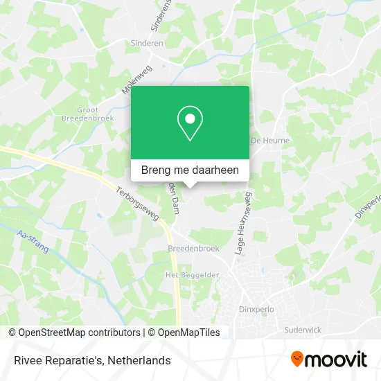 Rivee Reparatie's kaart