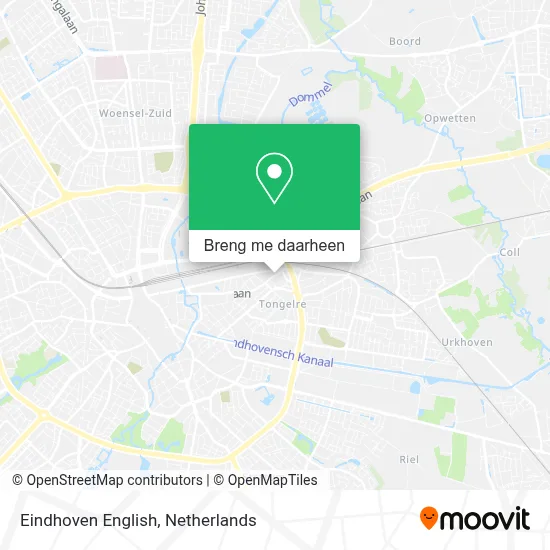 Eindhoven English kaart