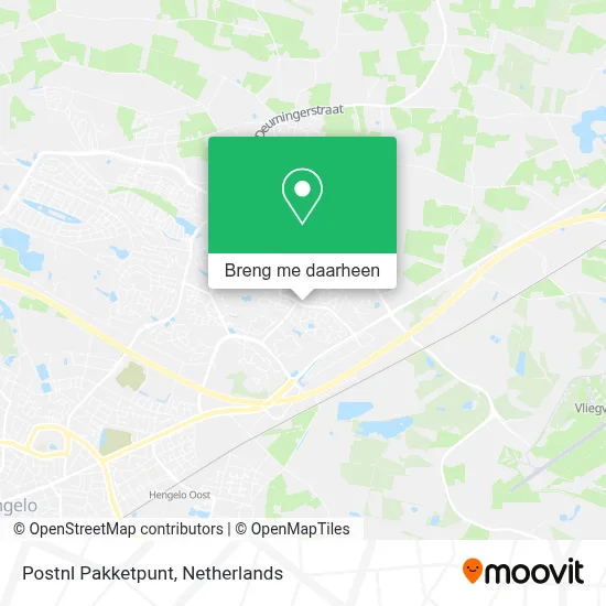 Postnl Pakketpunt kaart