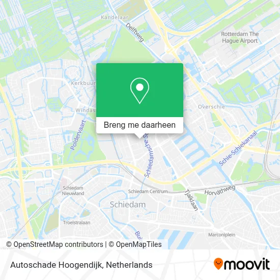 Autoschade Hoogendijk kaart