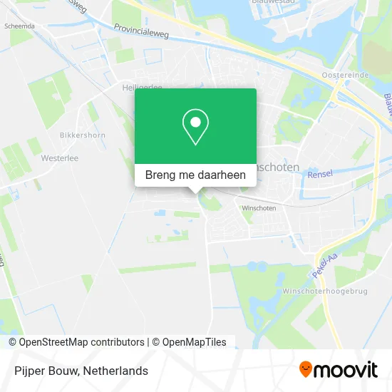 Pijper Bouw kaart