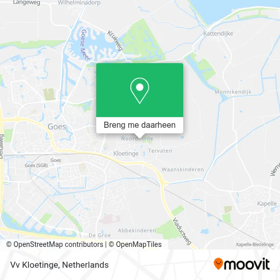 Vv Kloetinge kaart