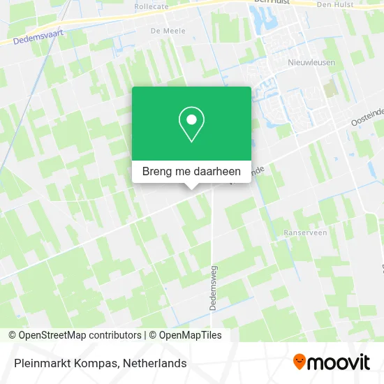 Pleinmarkt Kompas kaart