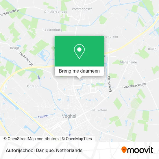 Autorijschool Danique kaart