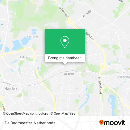 De Badmeester kaart