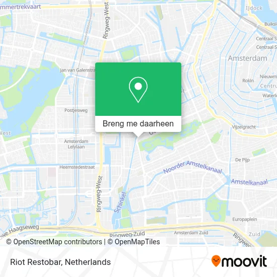Riot Restobar kaart