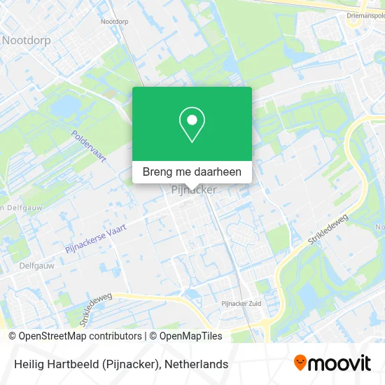Heilig Hartbeeld (Pijnacker) kaart