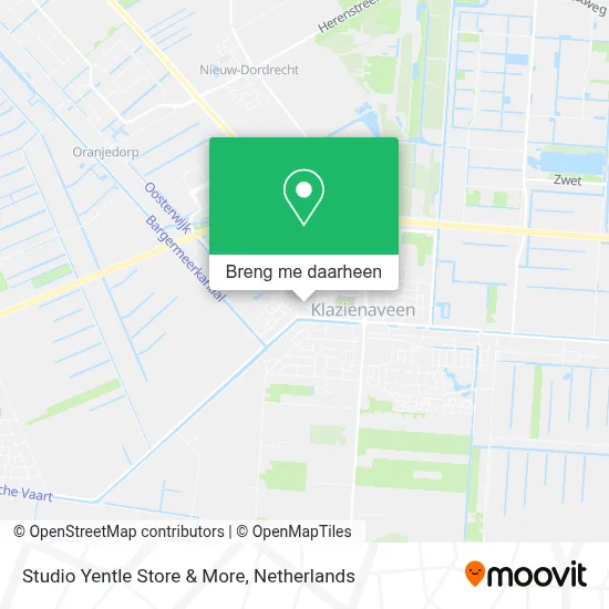 Studio Yentle Store & More kaart