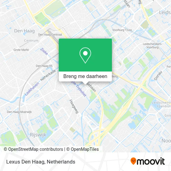 Lexus Den Haag kaart