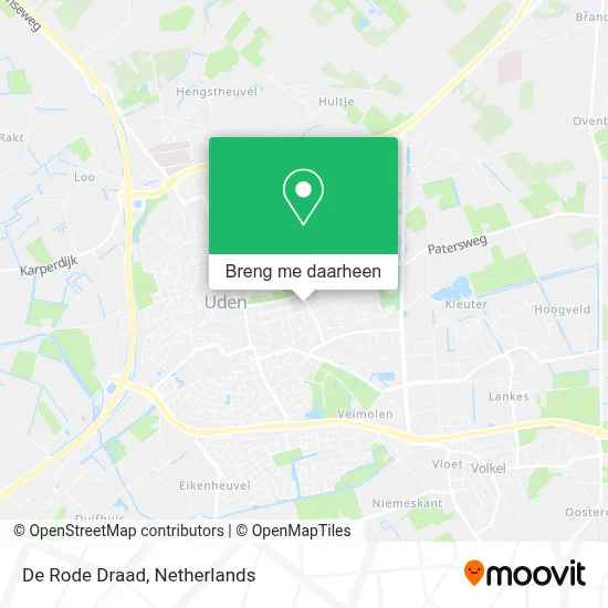 De Rode Draad kaart