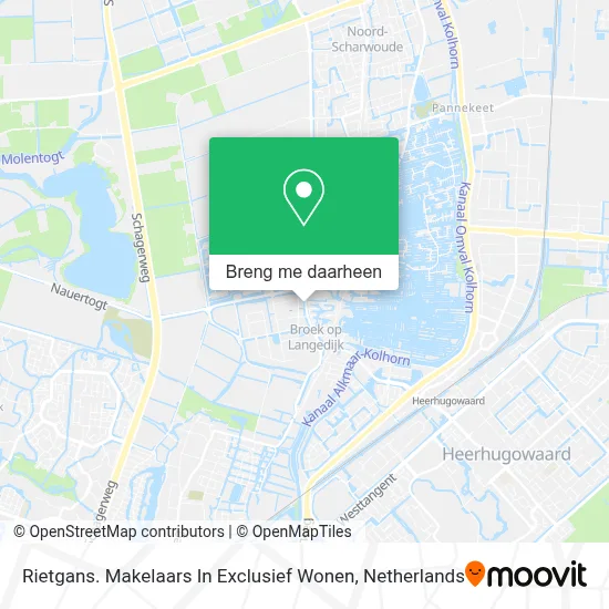 Rietgans. Makelaars In Exclusief Wonen kaart