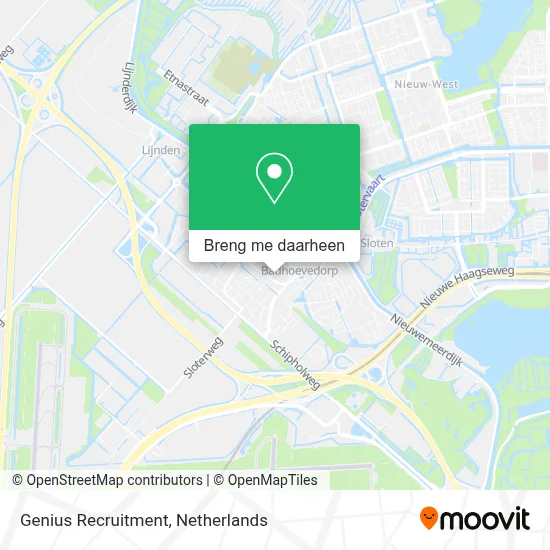 Genius Recruitment kaart