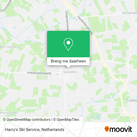 Harry's Ski Service kaart