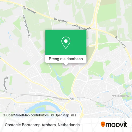 Obstacle Bootcamp Arnhem kaart