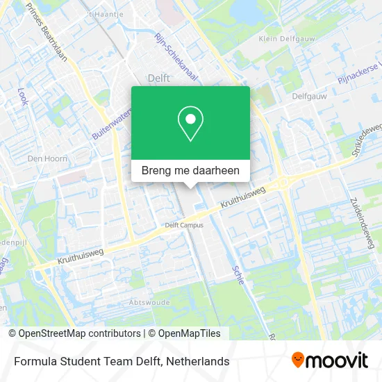 Formula Student Team Delft kaart