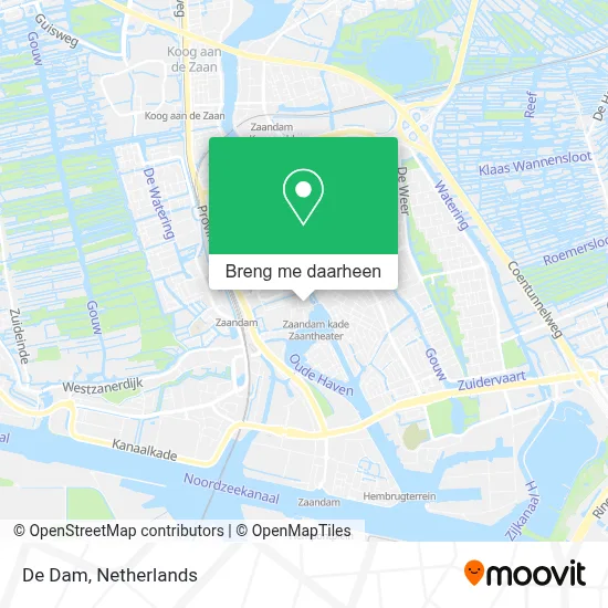 De Dam kaart
