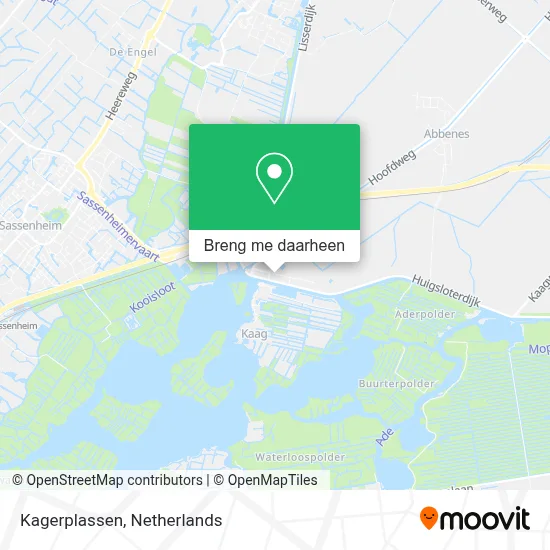 Kagerplassen kaart