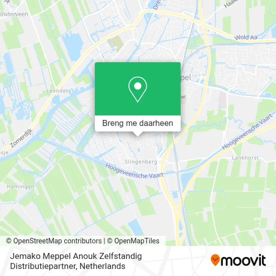 Jemako Meppel Anouk  Zelfstandig Distributiepartner kaart