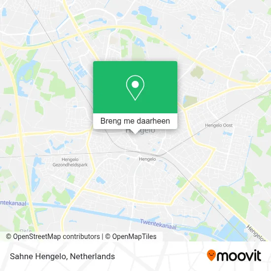 Sahne Hengelo kaart