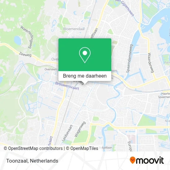 Toonzaal kaart