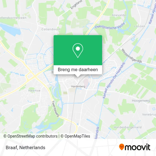 Braaf kaart