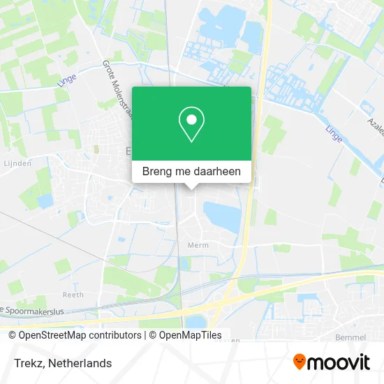 Trekz kaart
