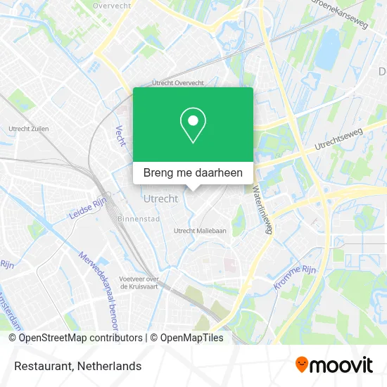Restaurant kaart