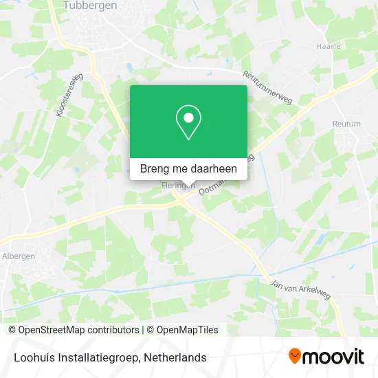 Loohuis Installatiegroep kaart