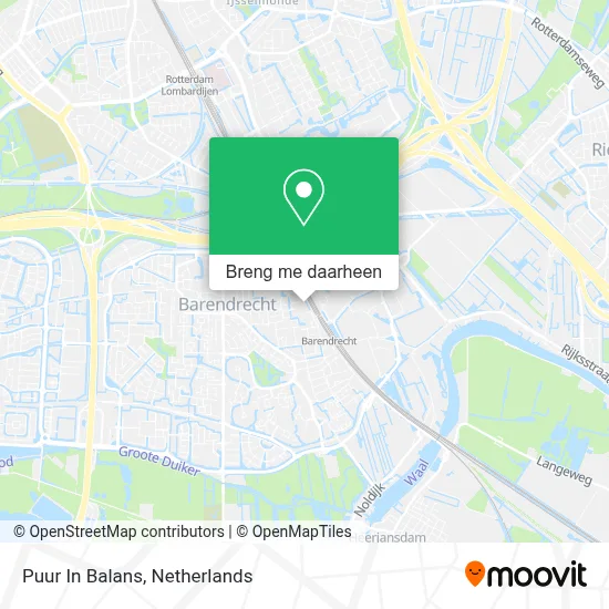 Puur In Balans kaart