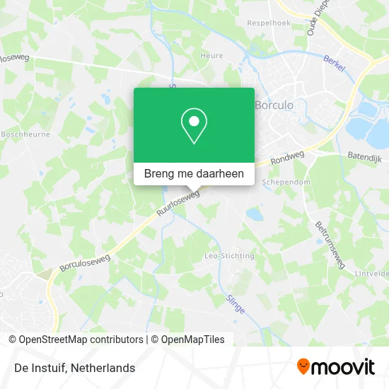 De Instuif kaart