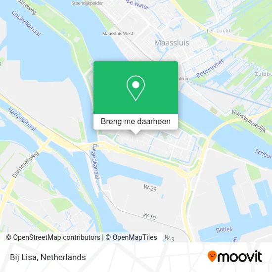 Bij Lisa kaart