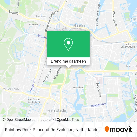 Rainbow Rock Peaceful Re-Evolution kaart