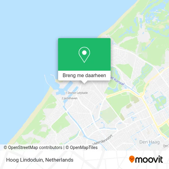 Hoog Lindoduin kaart