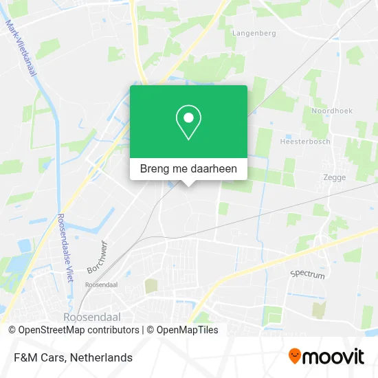 F&M Cars kaart