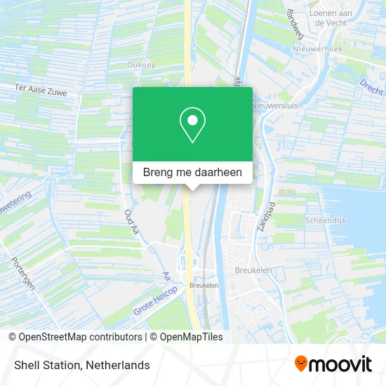 Shell Station kaart
