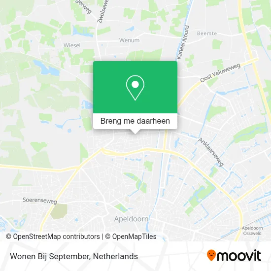 Wonen Bij September kaart