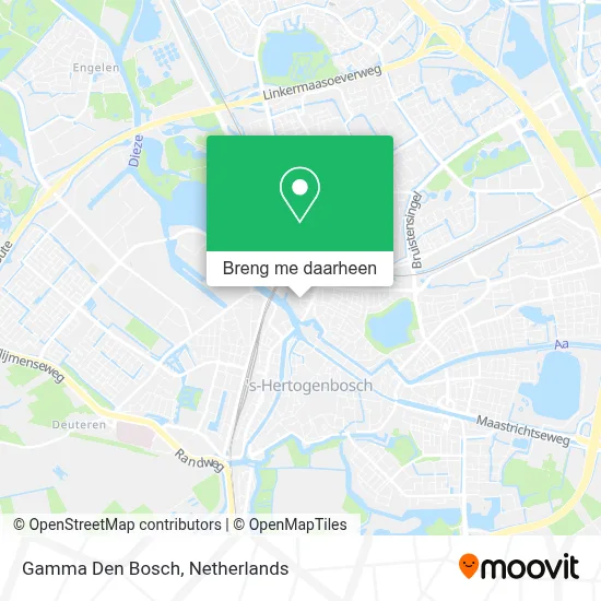 Gamma Den Bosch kaart