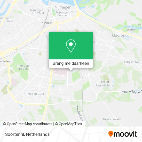 Soortennl kaart