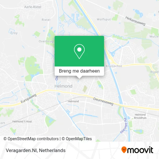 Veragarden.Nl kaart