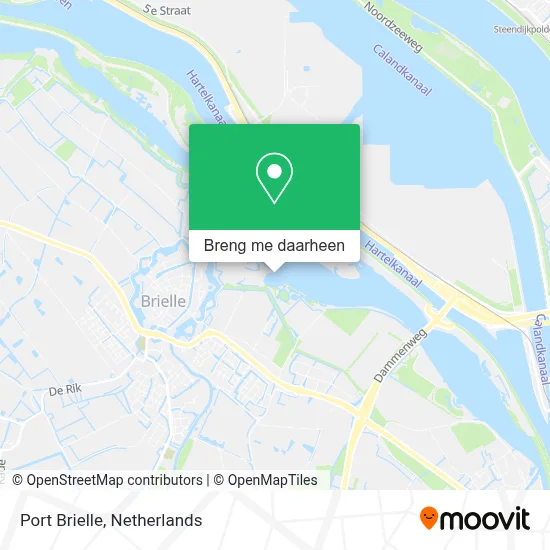 Port Brielle kaart